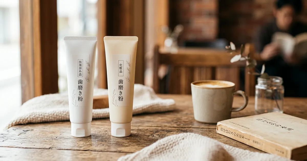 医薬部外品と化粧品の歯磨き粉の違い｜分類を正確に理解する